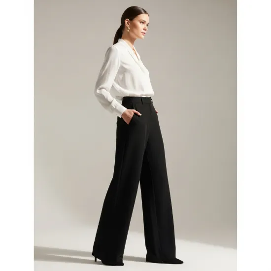 Mia Yüksek Bel Detaylı Palazzo Pantolon